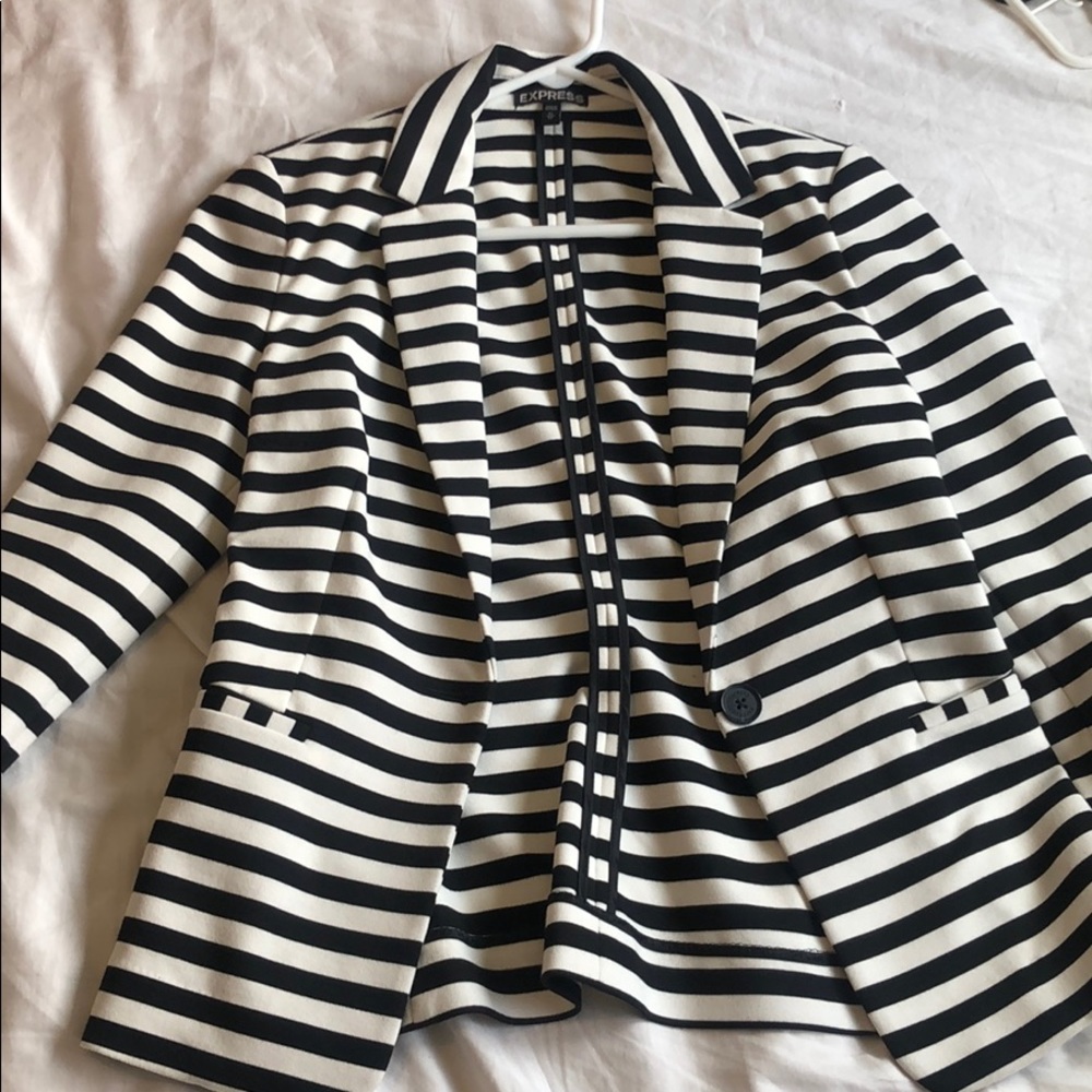 Express stripe blazer size XS